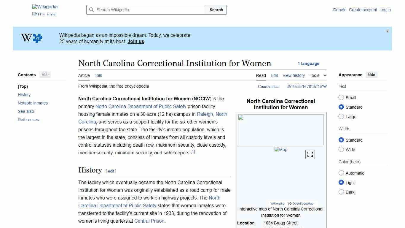 North Carolina Correctional Institution for Women - Wikipedia